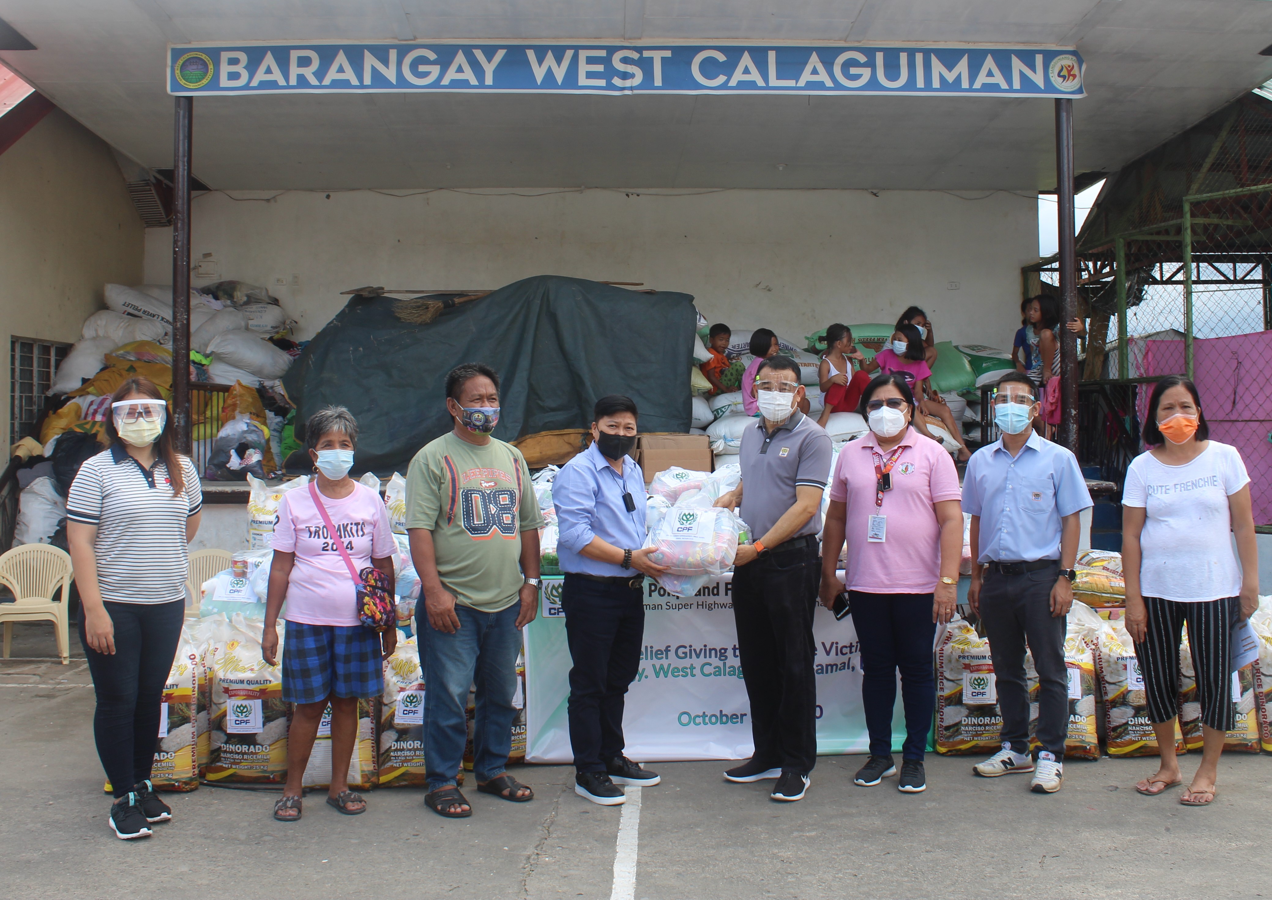 Relief Giving to the Fire Victims of Brgy. West Calaguiman, Samal, Bataan
